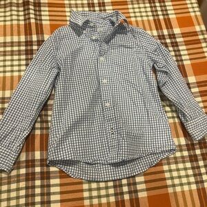 Crewcuts Blue and White Gingham Shirt